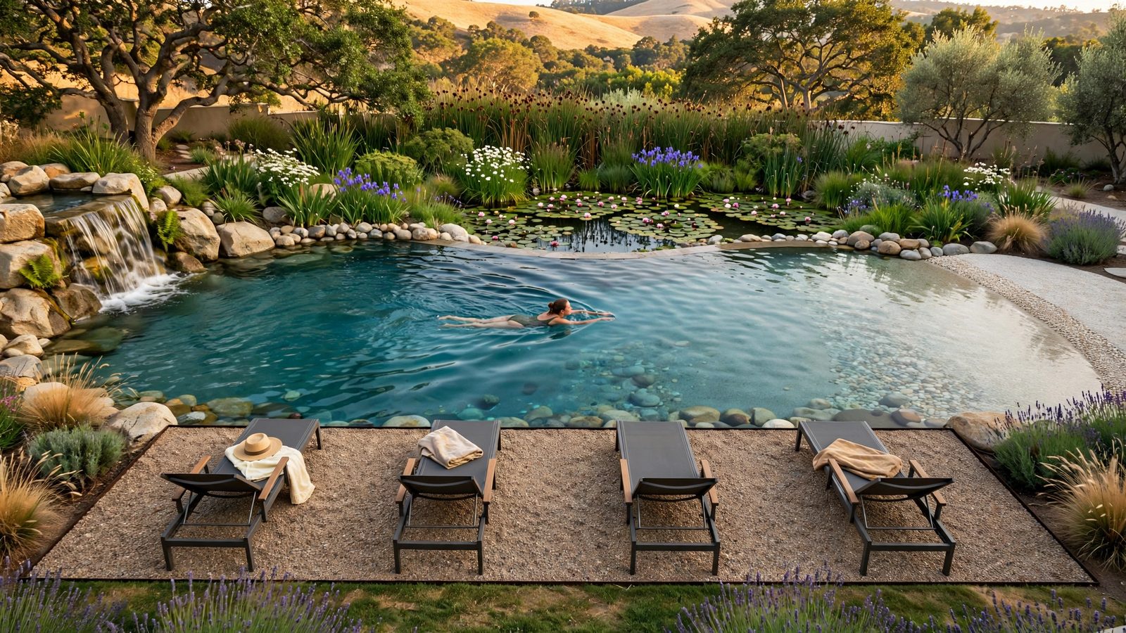 Willow 30 natural swimming pool