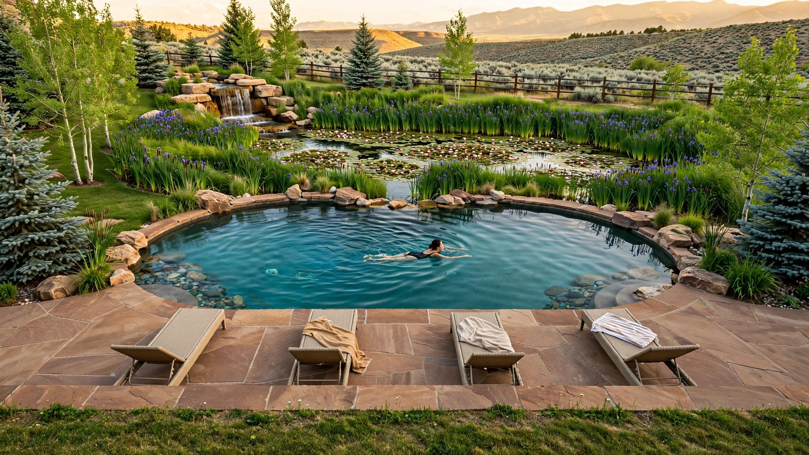 Quarry 12 natural swimming pool