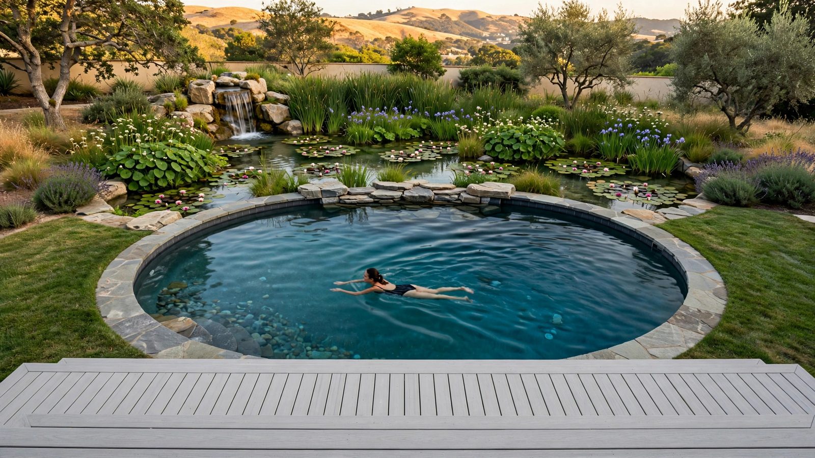 Marsh 20 natural swimming pool