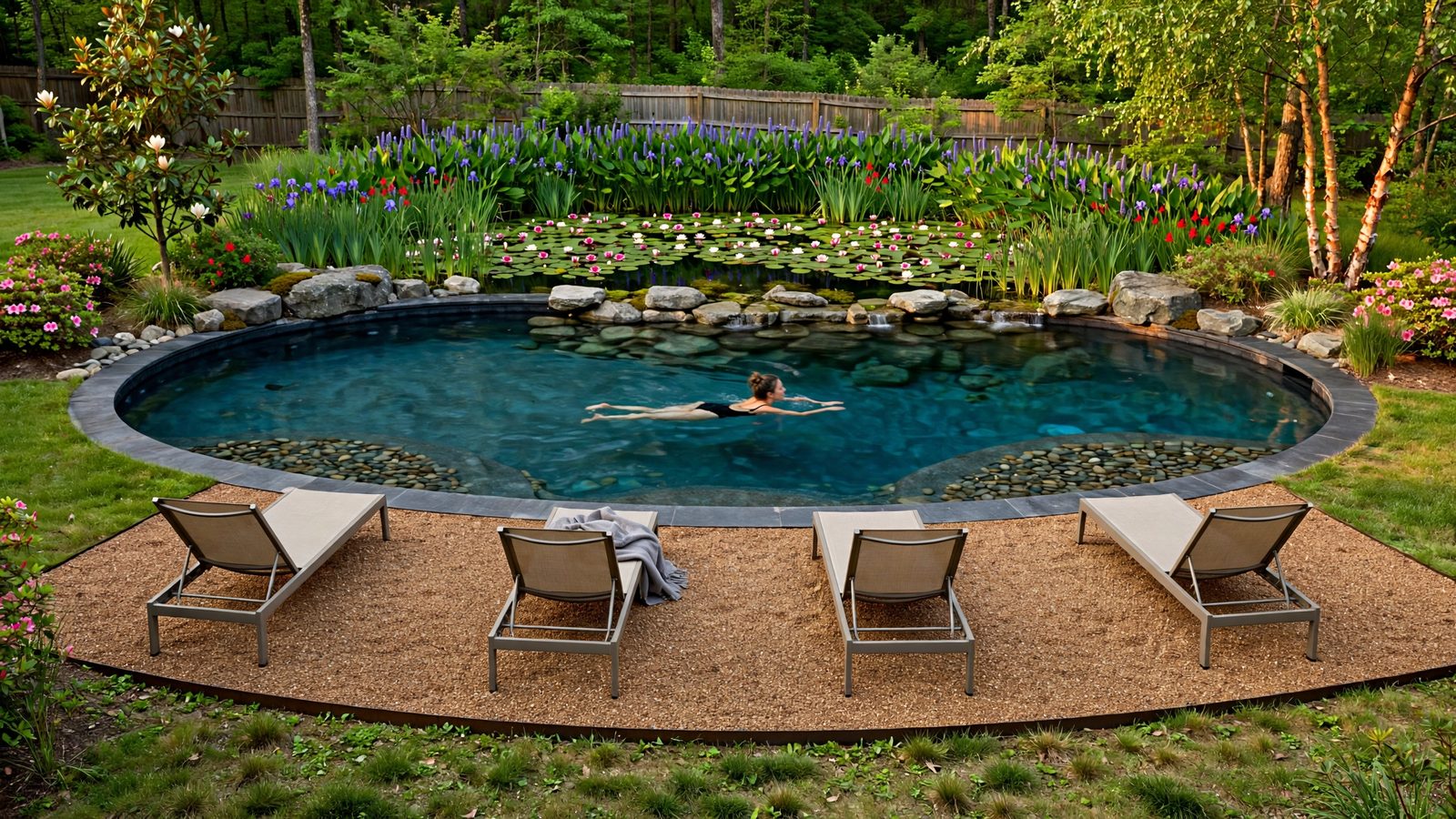 Inlet 32 natural swimming pool