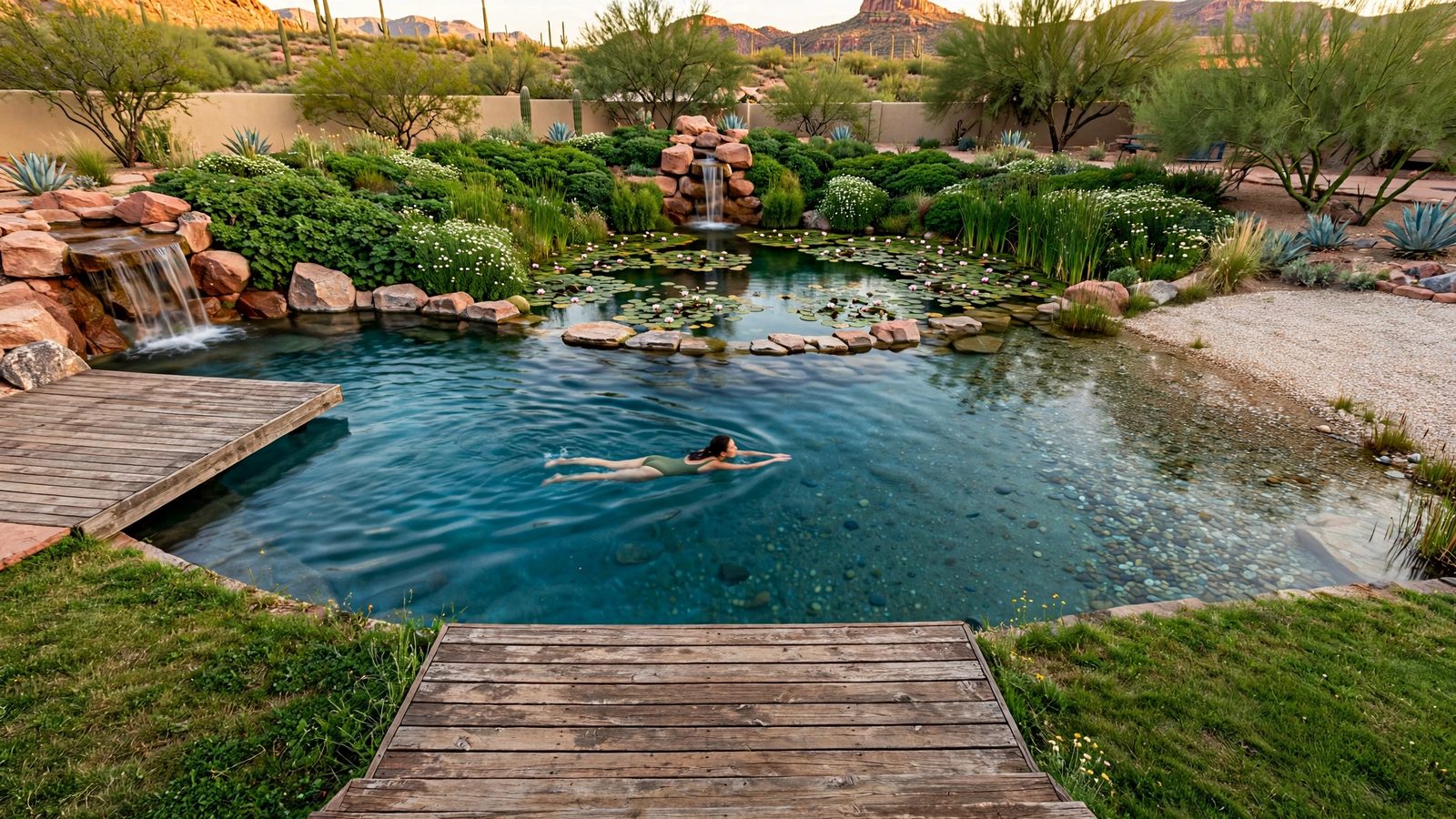 Grove 36 natural swimming pool
