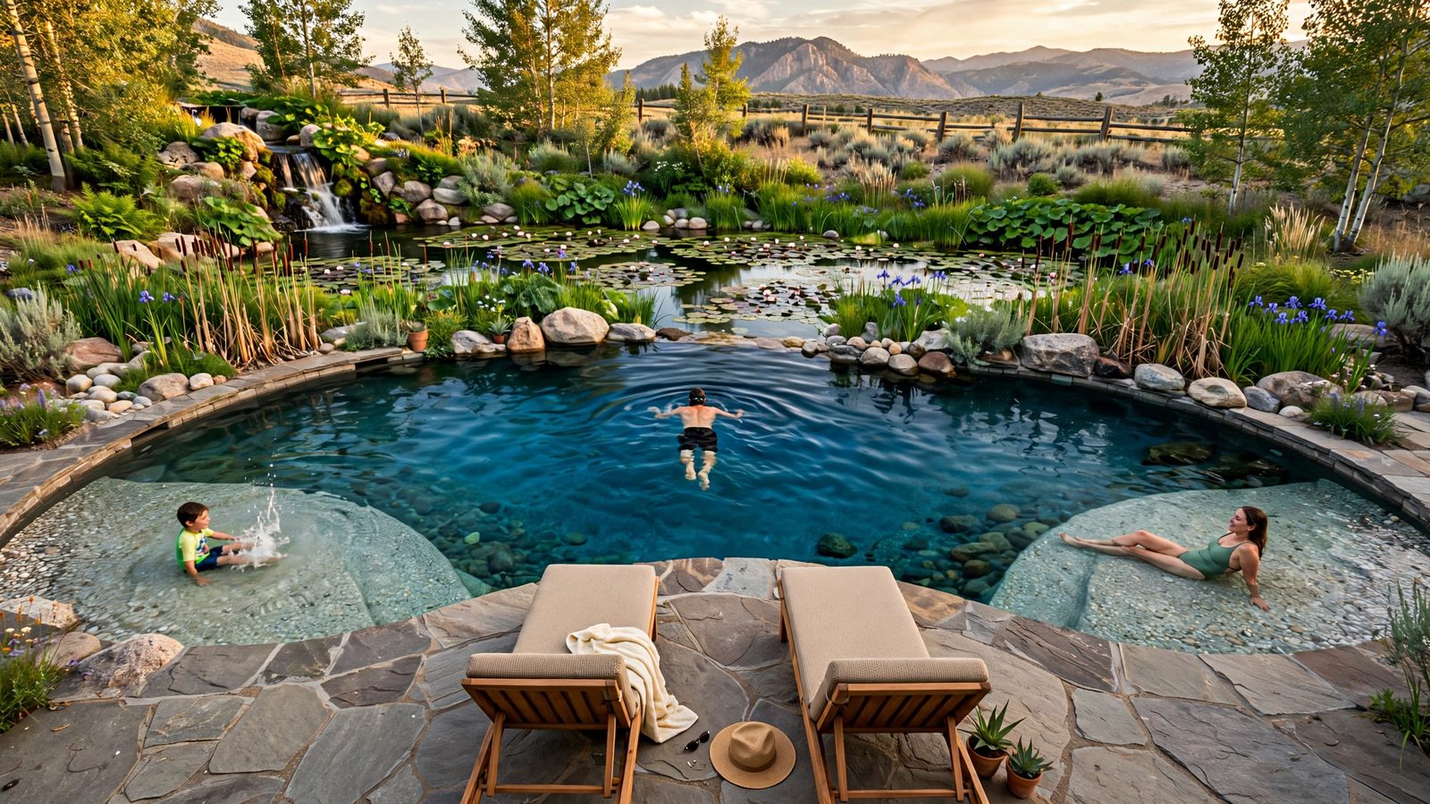 Shelf 30 natural swimming pool, concept rendering