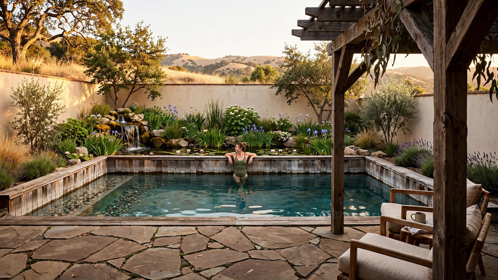 Courtyard 12 natural swimming pool