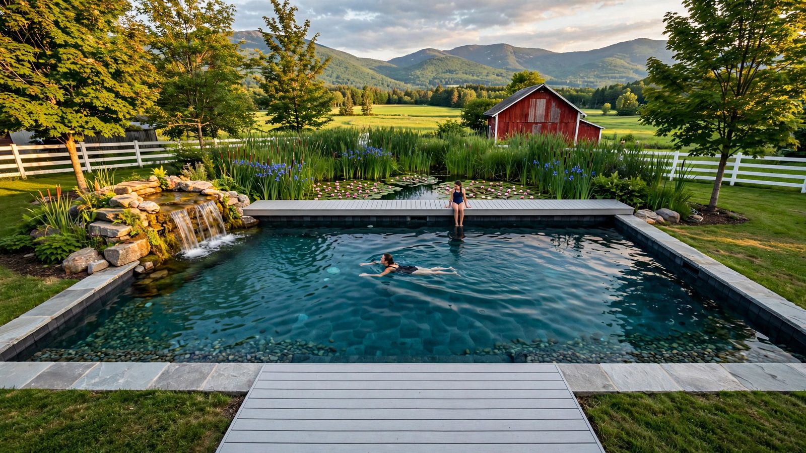 Crossing 30 natural swimming pool